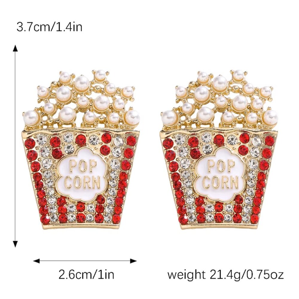 Sparkling Popcorn Earrings – Fun & Fabulous!